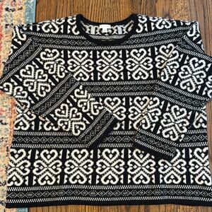 Black and White J Jill Sweater